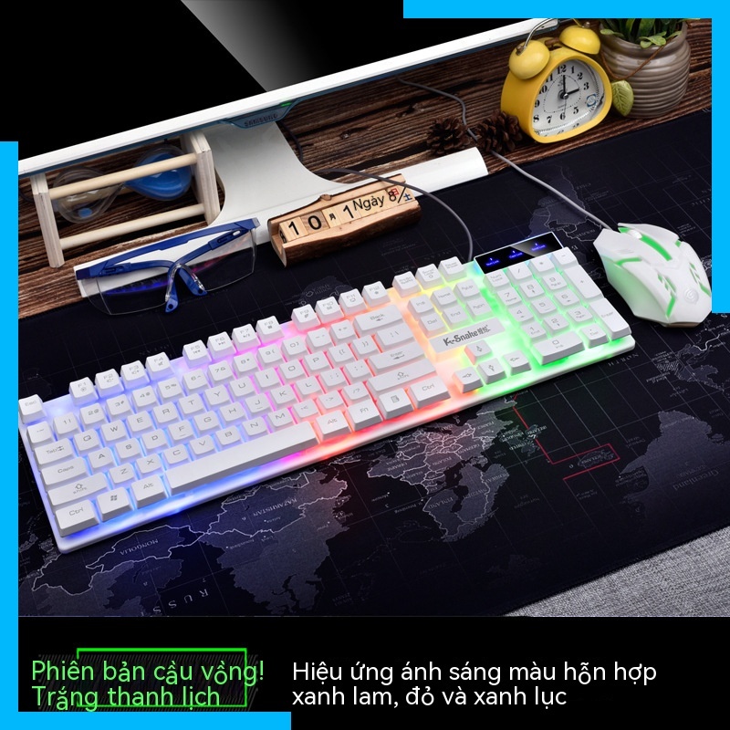 Bộ Bàn Phím Và Chuột Chơi game viper km-320 Nhiều Màu Sắc
