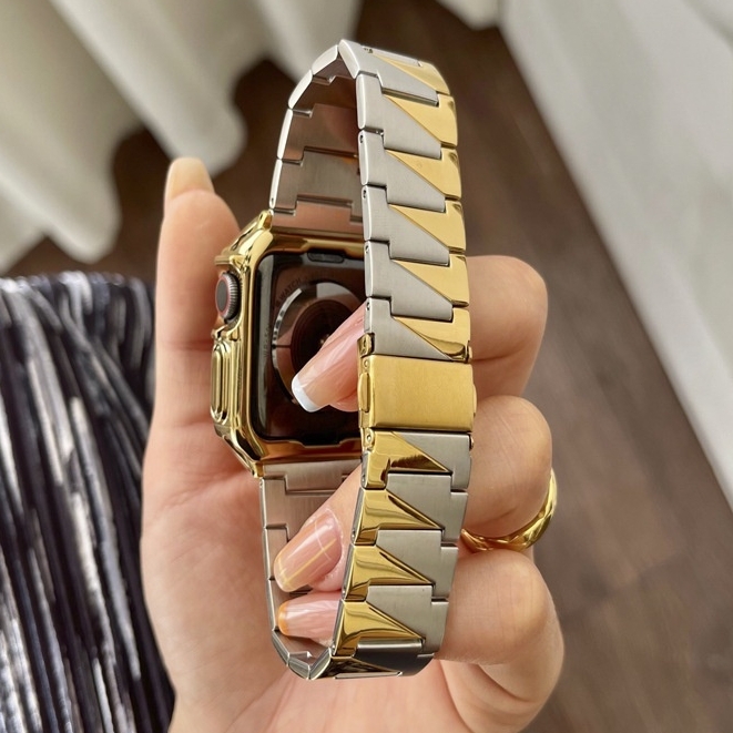 Dây Đeo Thay Thế Bằng Thép Không Gỉ 49mm 8 7 41mm 45mm Cho Apple Watch