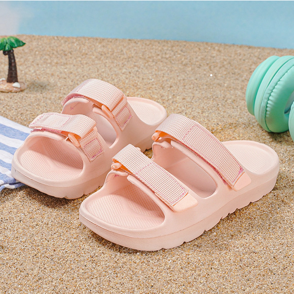 🔥Dép Trẻ Em🔥Mùa Hè Hàn Quốc Dép Velcro Dép Đi Biển Thời Trang Trẻ Em Giày Bé Trai Và Bé Gái Giày Trẻ Em Ngoài Trời Đơn Giản TTC616