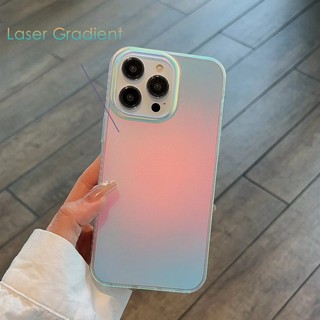 Ốp Điện Thoại Màu Gradient Chống Dấu Vân Tay Cho Iphone 15 14 13PRO X / XSMAX XR 11 12 7 8 Plus
