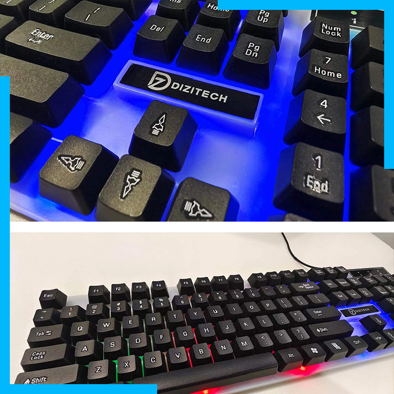 Bộ Chuột Và Bàn Phím Dây rgb Nhiều Màu Sắc Cho Máy Tính