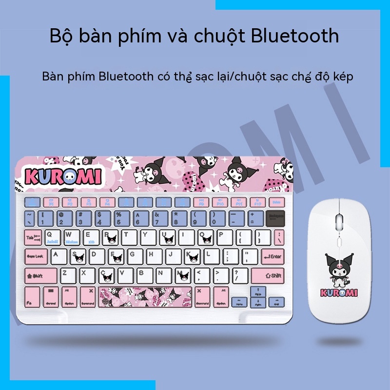 Bộ Bàn Phím bluetooth Và Chuột Hoạt Hình Nhiều Màu Sắc
