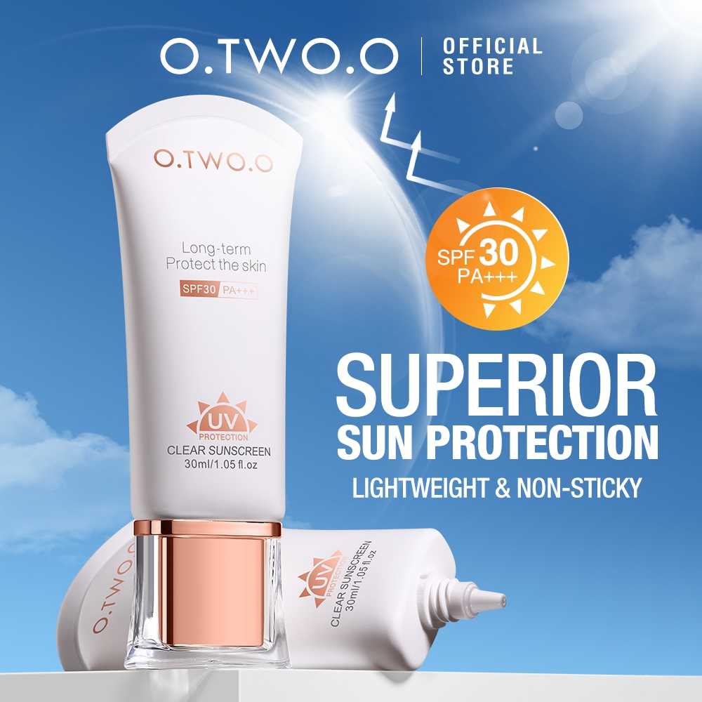 Kem Chống Nắng O.TWO.O kem chống nắng dưỡng ẩm Dưỡng trắng chống tia UV SPF50 PA + + + + Làm mới kem chống nắng vật lý không dầu 30g