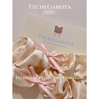 Dây Buộc Tóc Vải Lụa satin Thắt Nơ Xinh Xắn