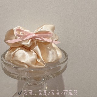 Dây Buộc Tóc Vải Lụa satin Thắt Nơ Xinh Xắn