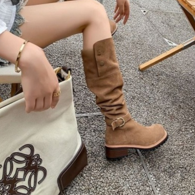 Unky Giày Boot Cao Bồi Cao Bồi Cao Cấp Thời Trang Theo Phong Cách Phương Tây