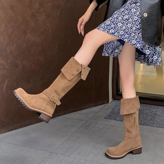 Unky Giày Boot Cao Bồi Cao Bồi Cao Cấp Thời Trang Theo Phong Cách Phương Tây