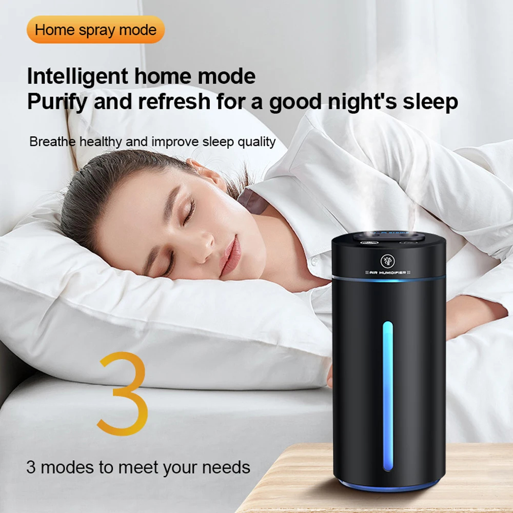 Máy Phun Sương Tạo Độ Ẩm Không Dây 1500mah f10 200ml Thông Minh Cho Xe Hơi