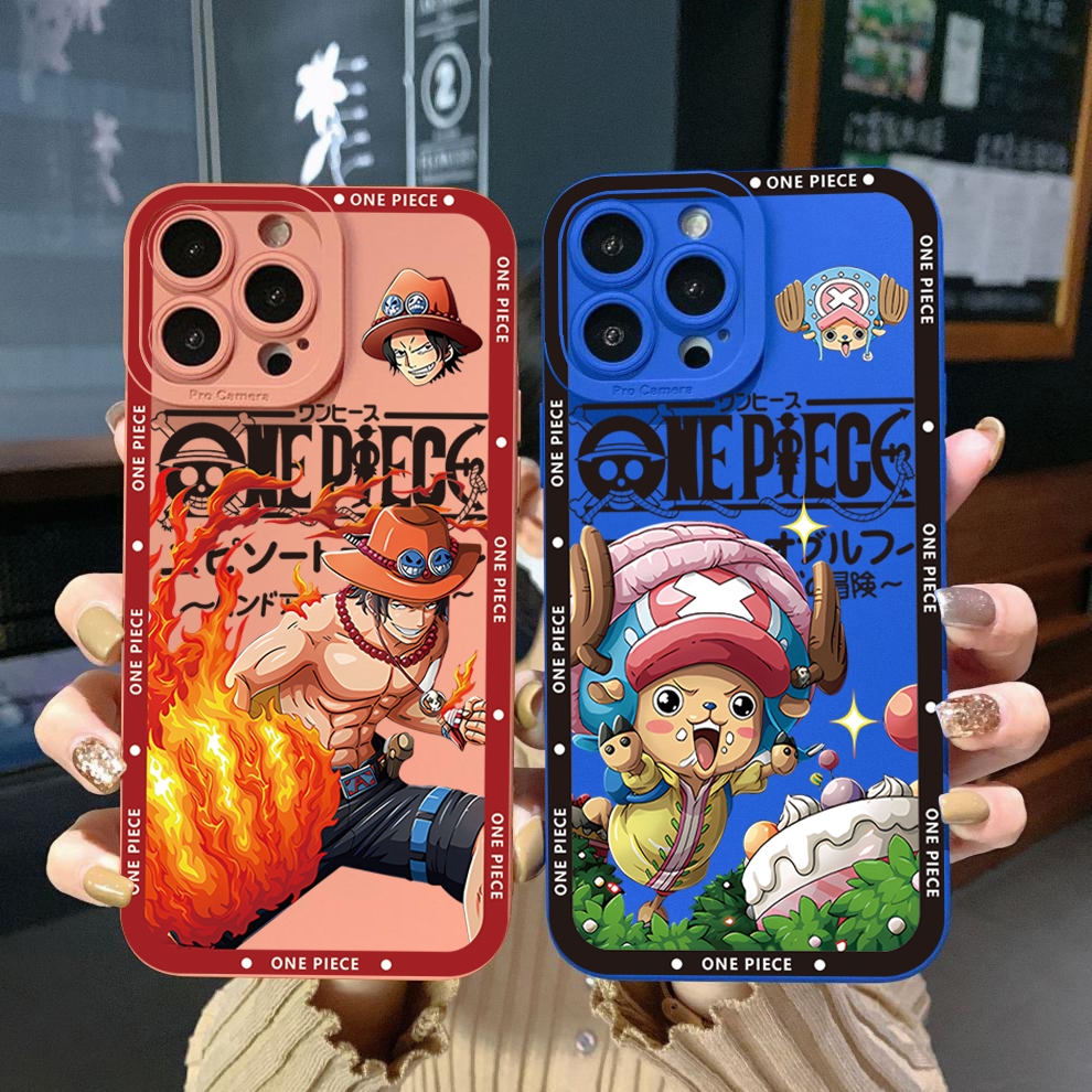 Bao Da Điện Thoại Viền Vuông In Hình luffy one piece Cho poco x4 pro x5 m4 m3 pro 5g x3 nfc gt f3 c55 f5 m5s Ốp