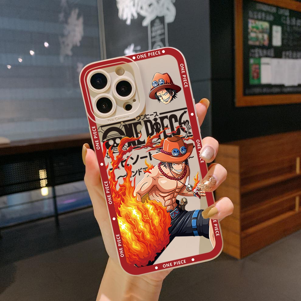 Bao Da Điện Thoại Viền Vuông In Hình luffy one piece Cho poco x4 pro x5 m4 m3 pro 5g x3 nfc gt f3 c55 f5 m5s Ốp