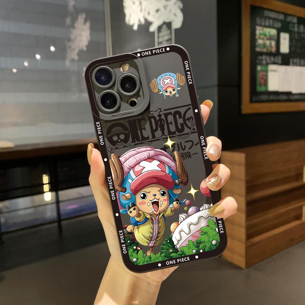 Bao Da Điện Thoại Viền Vuông In Hình luffy one piece Cho poco x4 pro x5 m4 m3 pro 5g x3 nfc gt f3 c55 f5 m5s Ốp