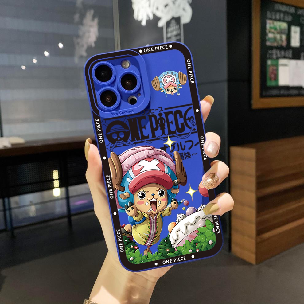 Bao Da Điện Thoại Viền Vuông In Hình luffy one piece Cho poco x4 pro x5 m4 m3 pro 5g x3 nfc gt f3 c55 f5 m5s Ốp