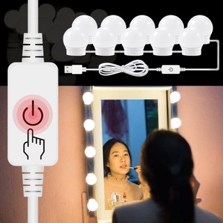 Đèn LED trang điểm cho phụ nữ USB 5V Dimmable Dimmable Điều chỉnh độ sáng Công tắc cảm ứng làm đẹp chuyên nghiệp
