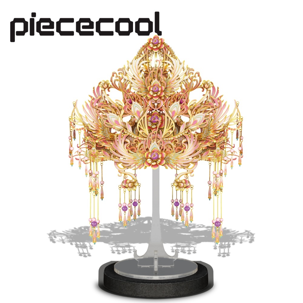 Kim loại 3D câu đố  Piececool hoa dễ thương Trung Quốc hội mô hình bộ đồ trang trí sinh nhật Giáng sinh quà tặng bạn gái