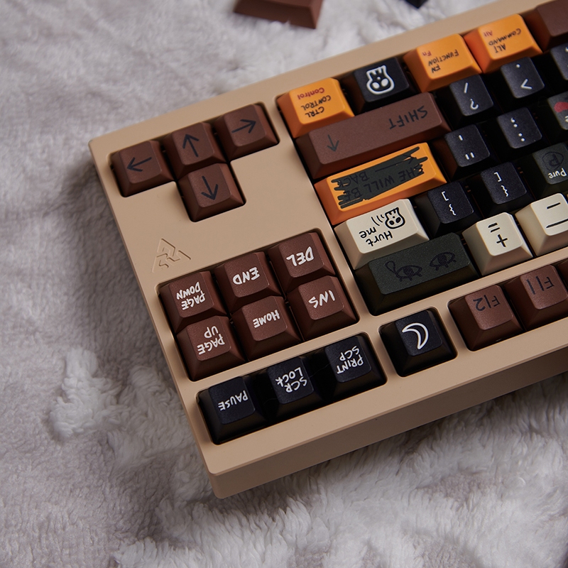 Yongnuo Bộ Mũ Và Màu Nhuộm Nhiệt pbt Nhuộm Màu cherry profile Không Gian retro Cho Bàn Phím Cơ