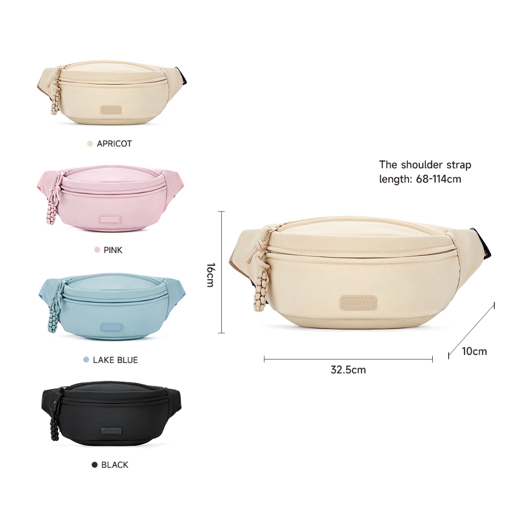 MOSSDOOM Túi đeo trước ngực thời trang dành cho nam và nữ
