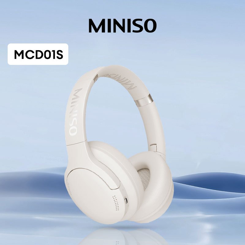 Tai nghe bluetooth không dây miniso mcd01s tai nghe chơi game âm thanh hifi cuộc gọi thoại khử tiếng ồn thông minh với micrô bluetooth 5.3