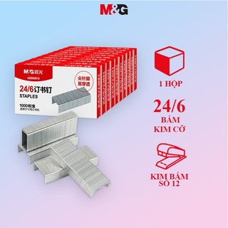 M&G ghim dập tài 1 Hộp 1000 Cái Bấm Bằng Kim Loại Chịu Lực Cao Cho Văn Phòng