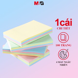 M&G giấy note ghi chú  Set 100 Nhãn Dán Ghi Chú 4 Màu