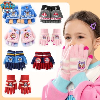 Găng tay cotton hở ngón họa tiết dễ thương cho bé PAW Patrol