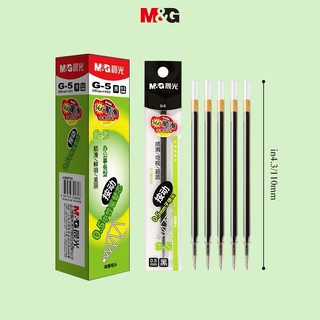M&g -ruột bút gel 1 cái đầu bút mực đen 0.5mm 1008 / k35 / s01 / s08 1 cái văn phòng phẩm m and g