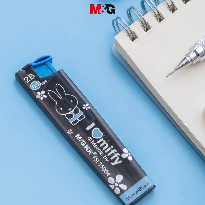 M&G Ruột Bút Chì Bấm Hộp Đựng Bút Chì Thay Thế Tự Động 60mm * 20 / 2b 0.5 / 0.7mm