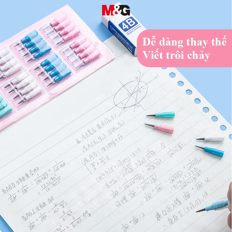 M&G  Hộp Bút Nhựa 32 Nút Bấm Thay Thế Màu Sắc Ngẫu Nhiên Dành Cho Học Sinh / Văn Phòng Phẩm Trẻ / Bút Chì