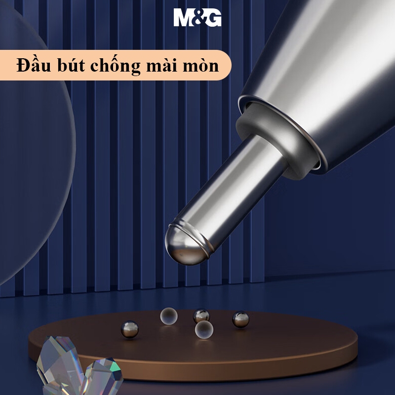 M&G Bút viết bi nước  Bút Bi Mực Đen Ngòi 0.5mm 7mm