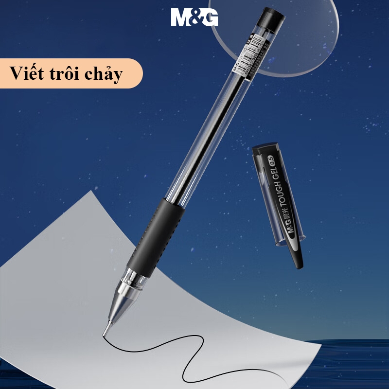 M&G Bút viết bi nước  Bút Bi Mực Đen Ngòi 0.5mm 7mm