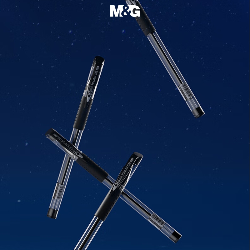 M&G Bút viết bi nước  Bút Bi Mực Đen Ngòi 0.5mm 7mm