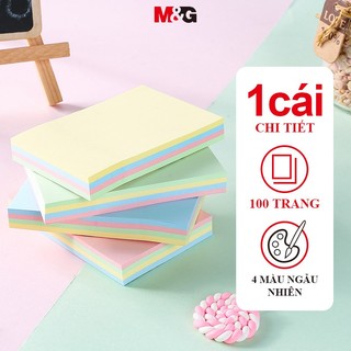 M&g giấy note ghi chú ghi chú đầy màu sắc 100 bộ 76 * 51mm