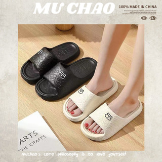 MUCHAO Dép Đi Trong Nhà Đế Dày Chống Trượt Thời Trang Cho Cặp Đôi