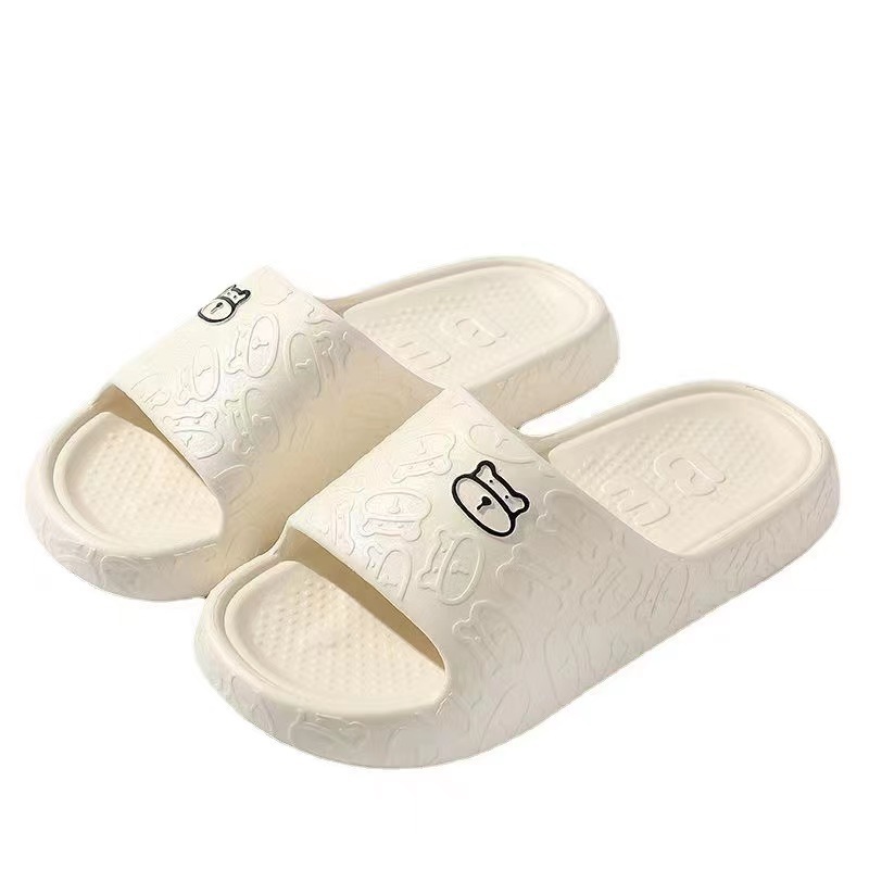MUCHAO Dép Đi Trong Nhà Đế Dày Chống Trượt Thời Trang Cho Cặp Đôi