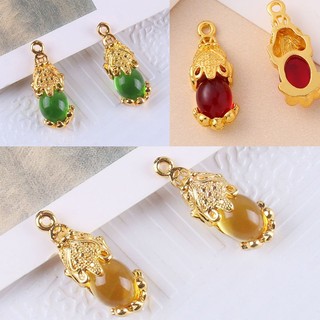 Vòng cổ Mặt Đá Hình Chú Mèo Phong Cách Cổ Điển