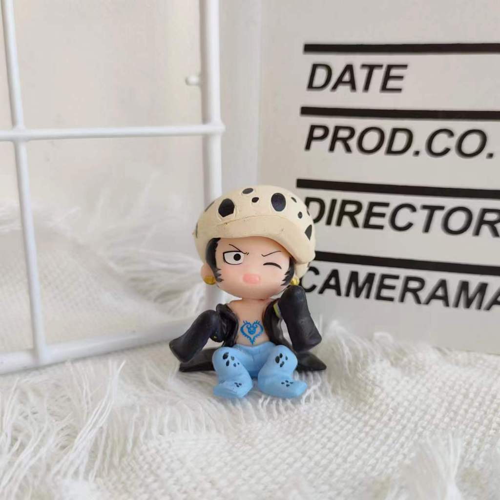 Set 4 / 6 / 10 Mô Hình Nhân Vật Phim one piece Đáng Yêu