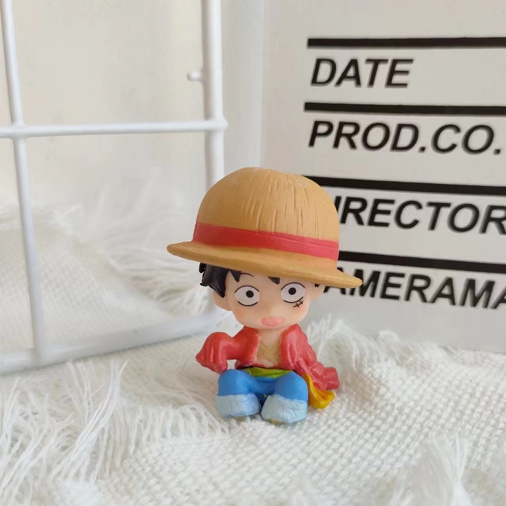 Set 4 / 6 / 10 Mô Hình Nhân Vật Phim one piece Đáng Yêu