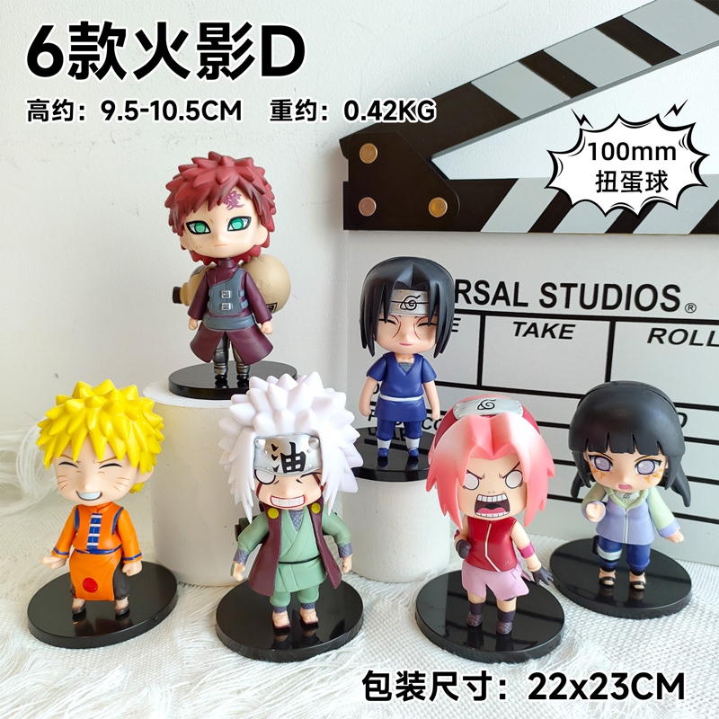 Mô Hình Nhân Vật uzumaki naruto sasuke gaara itachi kakashi Phiên Bản q 10 Kiểu 5-11cm Bằng pvc Làm Quà Tặng