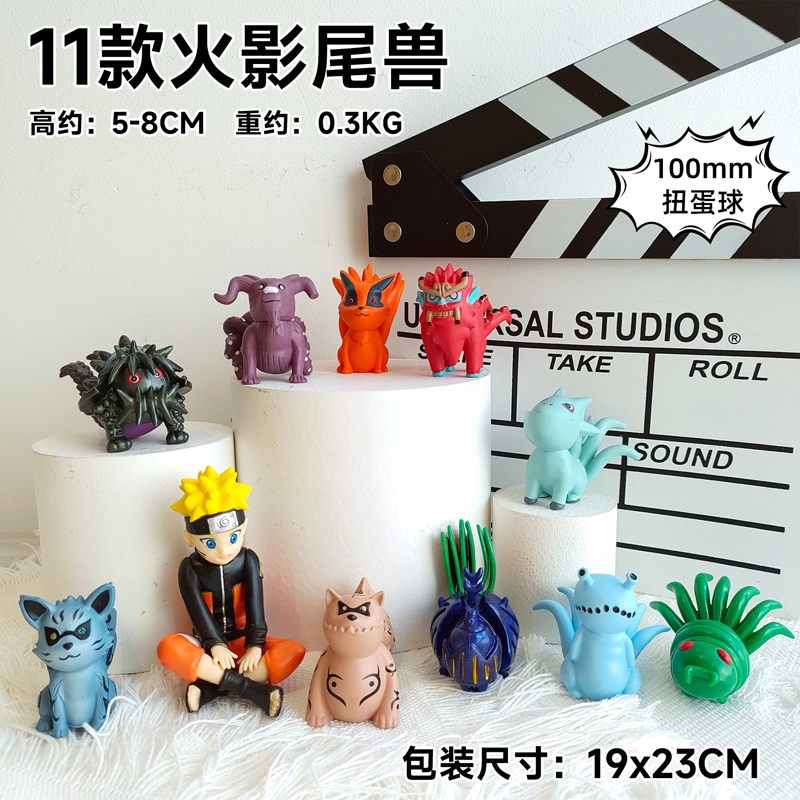 Mô Hình Nhân Vật uzumaki naruto sasuke gaara itachi kakashi Phiên Bản q 10 Kiểu 5-11cm Bằng pvc Làm Quà Tặng