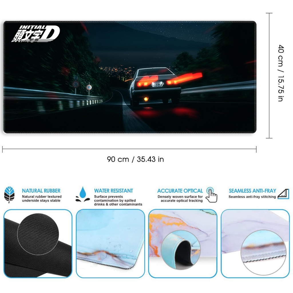 Miếng Lót Chuột Và Bàn Phím Máy Tính ae86 Hình Chữ d