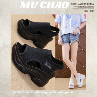 MUCHAO Xăng đan Đế Dày Tăng Chiều Cao Bên Trong Phù Hợp Với Mọi Phong Cách Roman Dành Cho Nữ