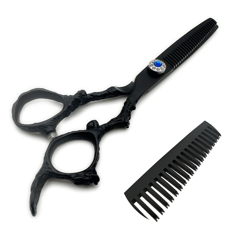 6 inch Kéo Cắt Tóc bằng thép không gỉ Mạ titan chuyên dụng