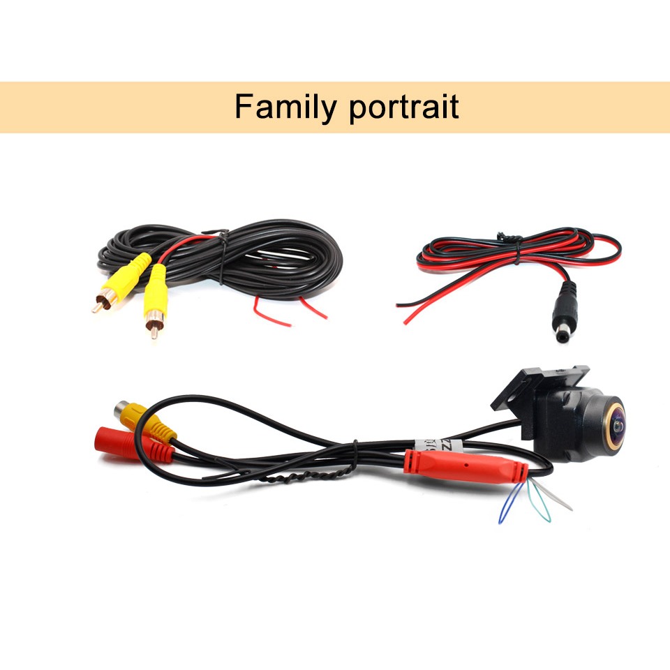 Ahd 1080P Ống Kính Vàng 4K Camera Quan Sát Phía Sau Ô Tô Đa Năng Tầm Nhìn Ban Đêm Dự Phòng Đỗ Xe Ngược Camera Chống Thấm Nước 180 Góc Rộng HD