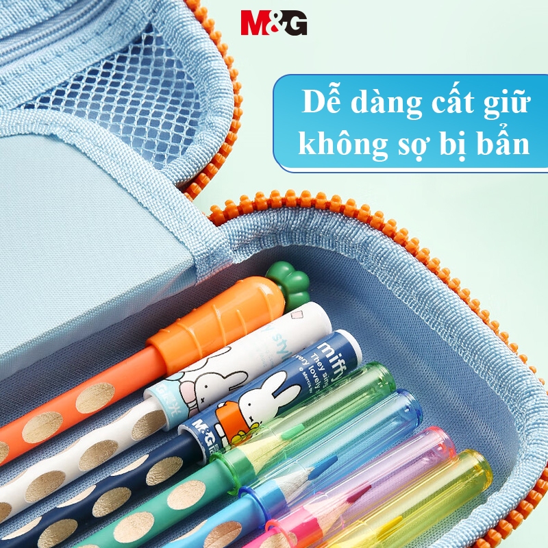 M&G miffy Vỏ Bọc Bảo Vệ Bút Chì Bộ 6 Nắp Bút Chì  Thực Tế