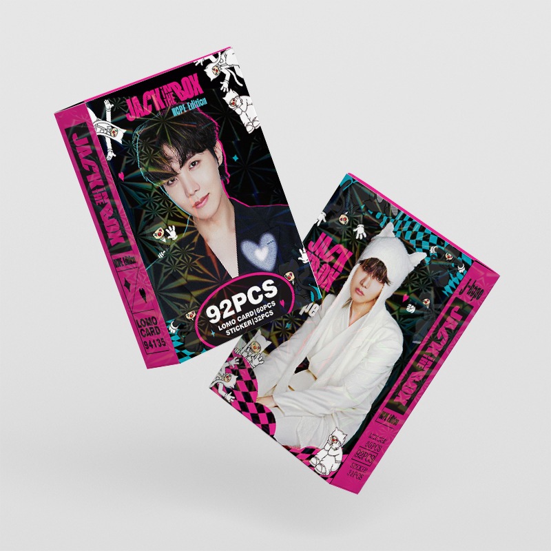 BTS J-HOPE Solo JACK IN THE BOX Album Photocard Lomo Card