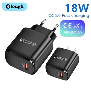 Phích Cắm Sạc Nhanh qc 3.0 18w usb Phích Cắm us Cho Điện Thoại samsung redmi