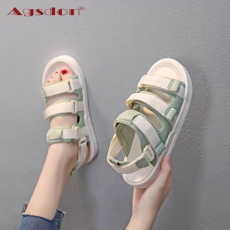 Agsdon Sandal Đi Biển Mùa Hè Phong Cách Mới Cho Nữ