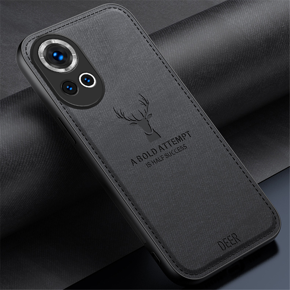 Ốp Điện Thoại Vải Mềm Chống Sốc Hình Hươu vintage Cho huawei nova 12 pro