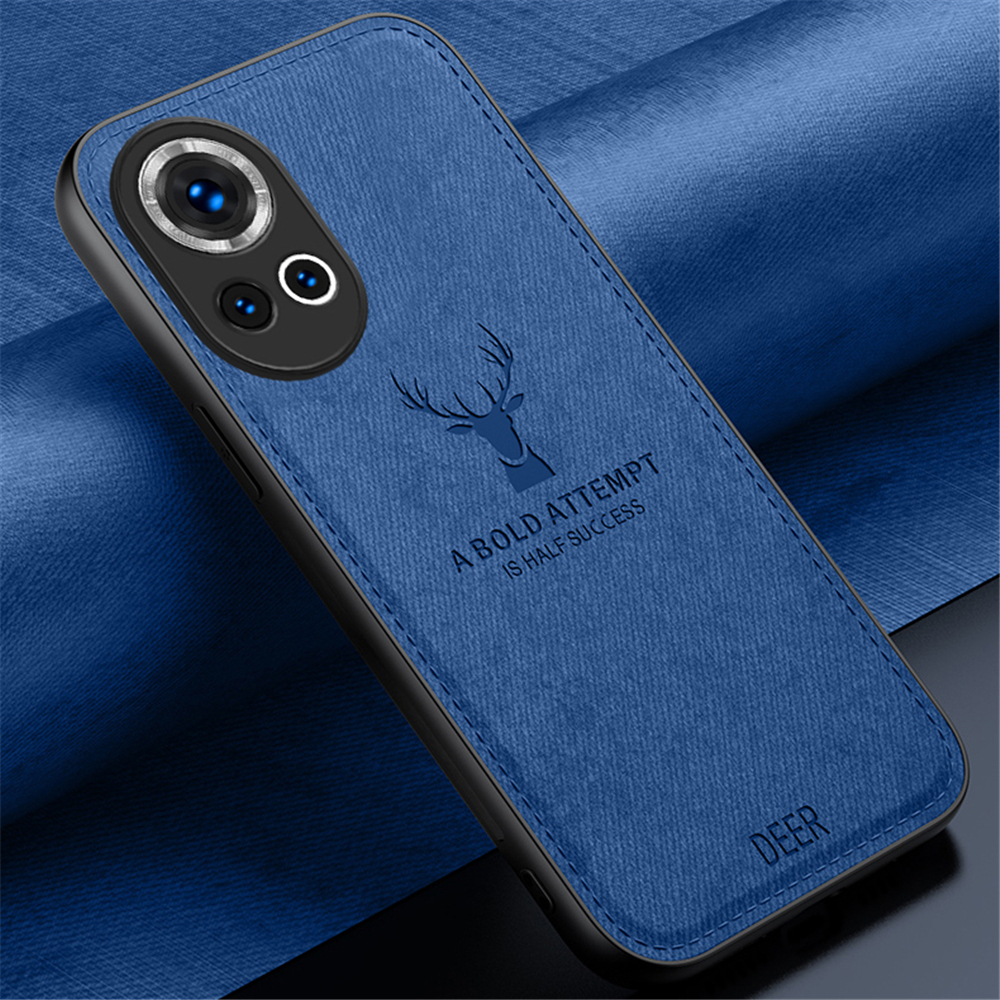 Ốp Điện Thoại Vải Mềm Chống Sốc Hình Hươu vintage Cho huawei nova 12 pro