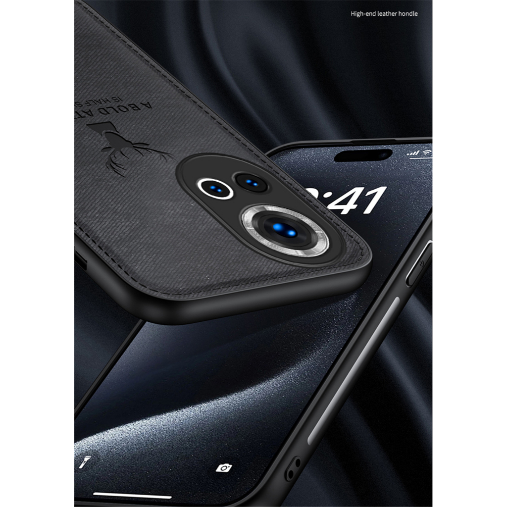 Ốp Điện Thoại Vải Mềm Chống Sốc Hình Hươu vintage Cho huawei nova 12 pro