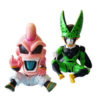  Mô Hình Nhân Vật majin buu cell q version gk Tượng Hoạt Hình dragon ball z 11cm Bằng pvc Để Bàn Trang Trí 